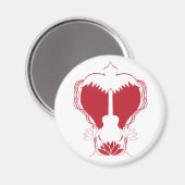 Gitaar Hart Spirit Magneet (Voorkant / Achterkant)