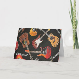 Gitaar Hemel Blank Kaart