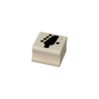 Gitaar hoofd pictogram  rubberstempel