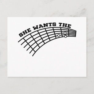 gitaar humor briefkaart