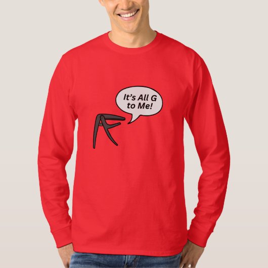 Gitaar Humor T-shirt (Voorkant)