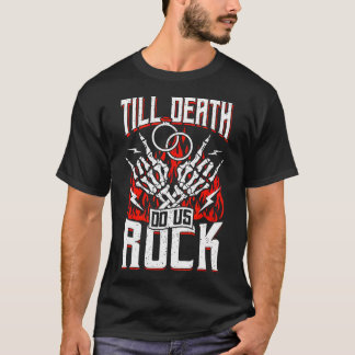 Gitaar Huwelijksthema Rock N Roll Bruid T-shirt