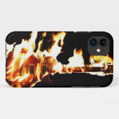gitaar in Flames iPhone 5 Hoesje (Achterkant (horizontaal))