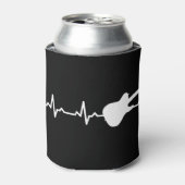 Gitaar in hart en nieren blikjeskoeler (Blikje Voorkant)