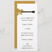 gitaar kaart (Voorkant / Achterkant)