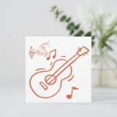 gitaar kaart (Staand voorkant)