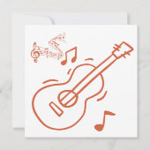 gitaar kaart (Achterkant)