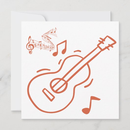 gitaar kaart (Voorkant)