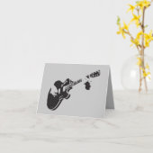 Gitaar - kaart (Gele Bloem)