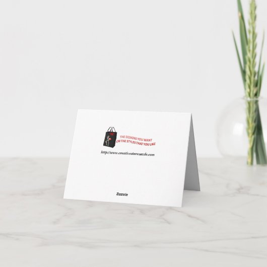 Gitaar - kaart (Achterkant)