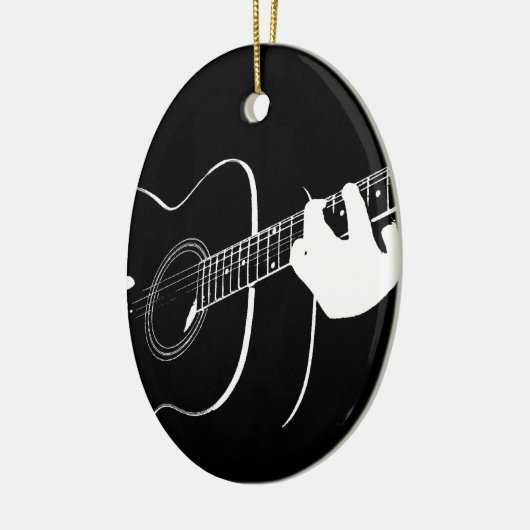 gitaar keramisch ornament (Links)