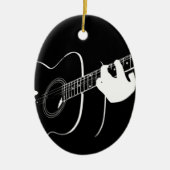 gitaar keramisch ornament (Voorkant)