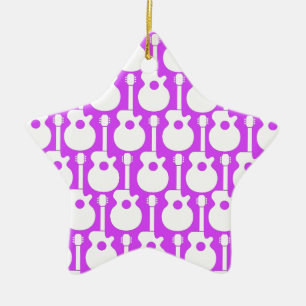 gitaar keramisch ornament