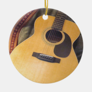 gitaar keramisch ornament