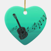 gitaar keramisch ornament (Achterkant)