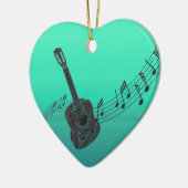 gitaar keramisch ornament (Links)