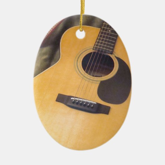 gitaar keramisch ornament (Voorkant)