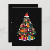 Gitaar Kerstboom Grappig Informatiekaartje (Voorkant / Achterkant)