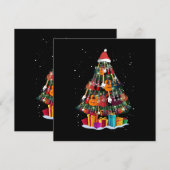 Gitaar Kerstboom Grappig Kaart (Voorkant / Achterkant)