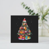 Gitaar Kerstboom Grappig Kaart (Staand voorkant)