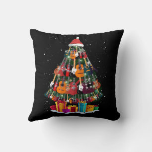 Gitaar Kerstboom Grappig Kussen