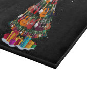 Gitaar Kerstboom Grappig Snijplank (Hoek)