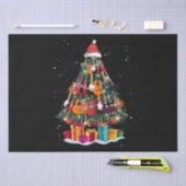 Gitaar Kerstboom Grappig Tissuepapier (Craft)