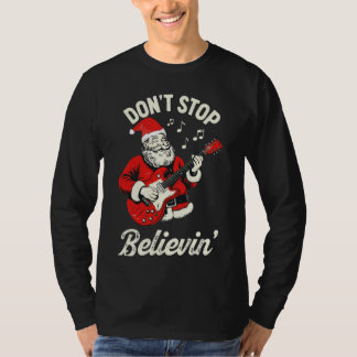 Gitaar Kerstman T-shirt