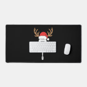 Gitaar Kerstmis Santa Hoed Rendier Bureaumat (Keyboard & Muis)