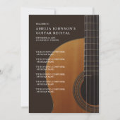 Gitaar Klassiek Muziek Concert Recital Programma (Voorkant)