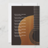 Gitaar Klassiek Muziek Concert Recital Programma (Achterkant)