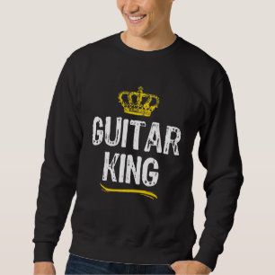 Gitaar Koning Mannen Jongens Speler Cool Drummer Trui