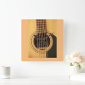 GITAAR KUNST Wandklok (Huis)