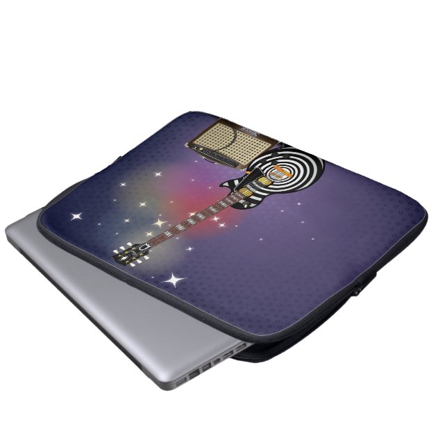 gitaar laptop sleeve (Voorkant onderkant)