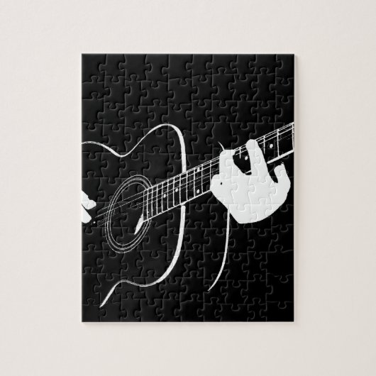gitaar legpuzzel (Verticaal)