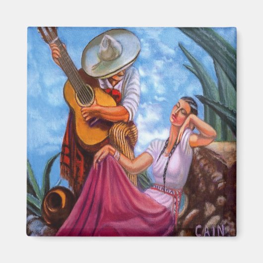 GITAAR MAN MAGNEET (Voorkant)