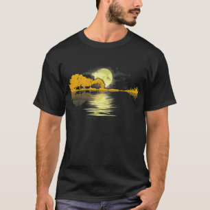 Gitaar Meer Schatten Liefde Gitaar T-shirt