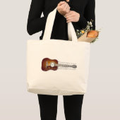gitaar met blademuziek - tas (Voorkant (product))