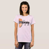 gitaar met notities t-shirt (Voorkant volledig)