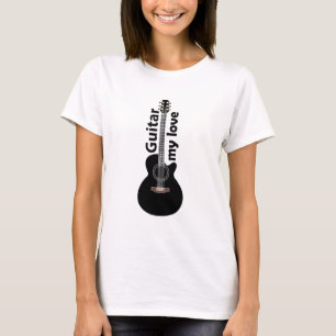 Gitaar Mijn liefde gitaar T-shirt