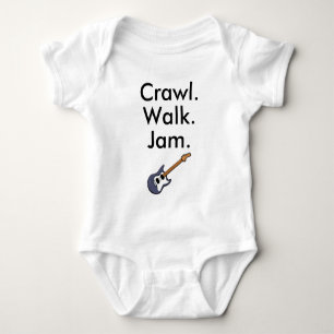 Gitaar Muziek Baby Body Romper