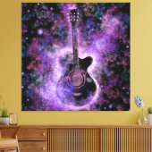Gitaar Muziek Canvas Print (Insitu (Woonkamer))