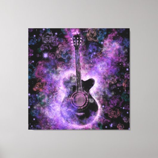 Gitaar Muziek Canvas Print (Voorkant)
