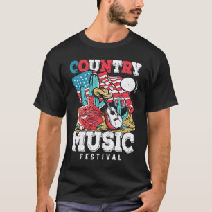 gitaar muziek muzikant kleding vs country muziek t-shirt