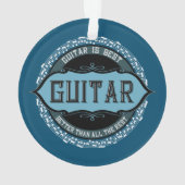 Gitaar muziek notitie cirkel ornament (achterkant)