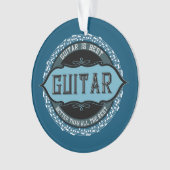 Gitaar muziek notitie cirkel ornament (voorkant)