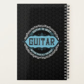 Gitaar muziek notitie cirkel planner (Achterkant)