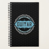 Gitaar muziek notitie cirkel planner (Voorkant)