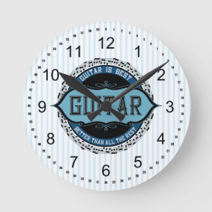 Gitaar muziek notitie cirkel ronde klok