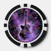 Gitaar Muziek Poker Chips (Voorkant)